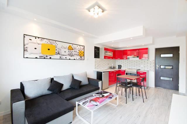 Trefl Apartment Gdańsk Rom bilde