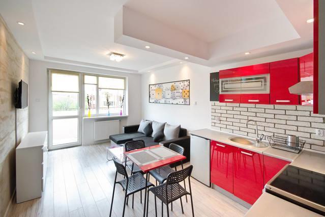 Trefl Apartment Gdańsk Rom bilde
